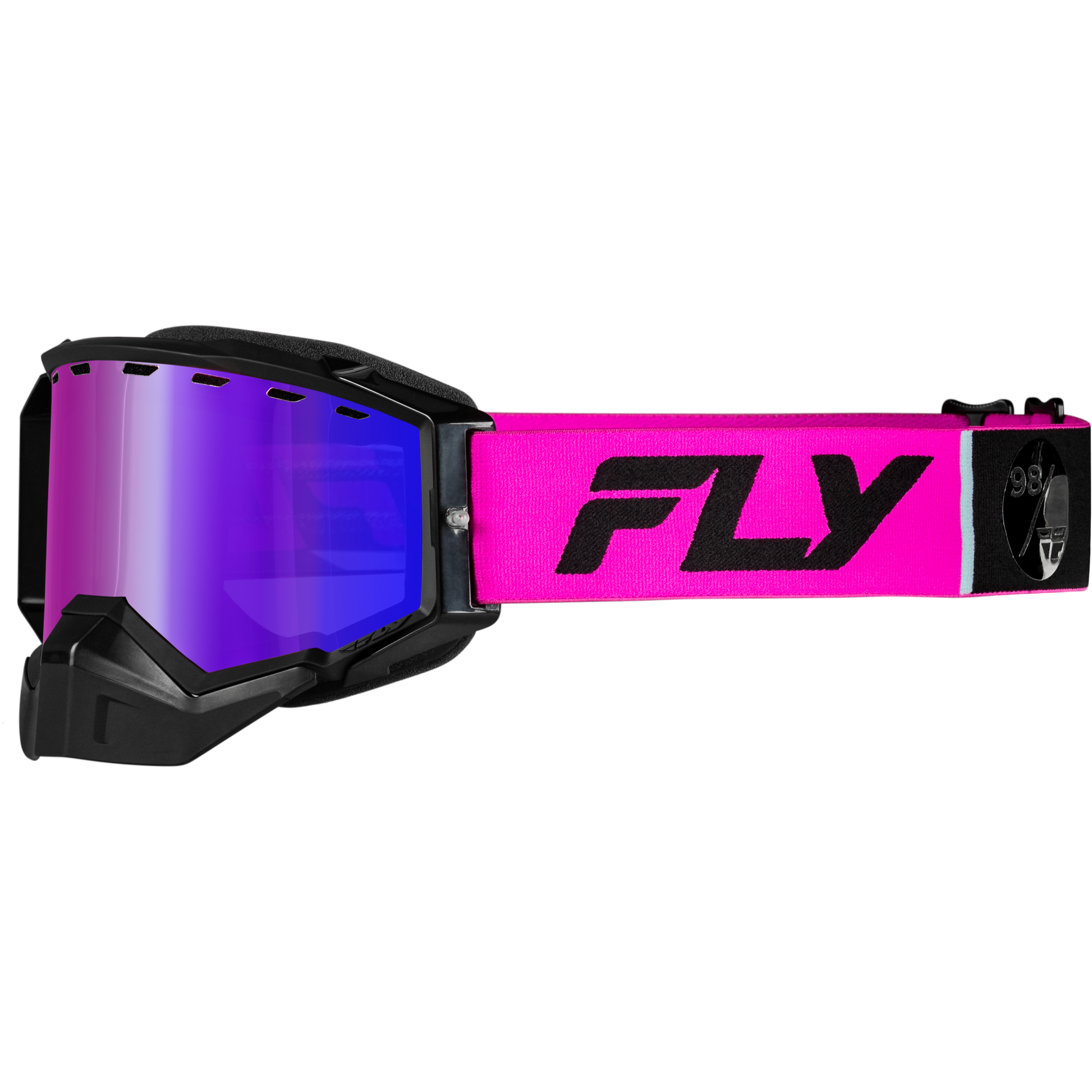 Zone Elite Snw Goggle Pink/Blk W/Plrzd Rose Lens