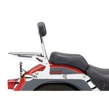 Detachable Backrest Round Chrome Softail 00 06