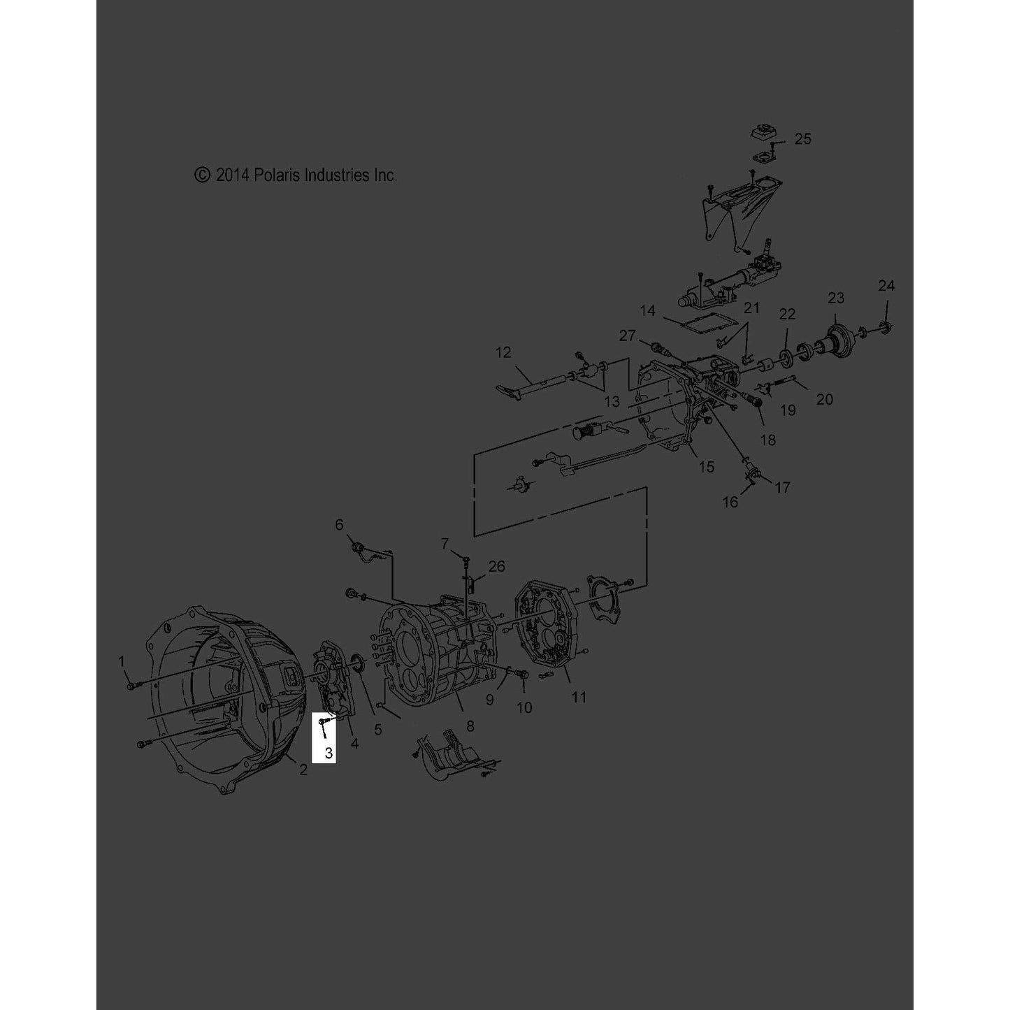 Polaris Slingshot Bolt with Washer, Genuine OEM Part 3235662, Qty 1