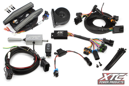 Auto Turn Signal Kit W/ Billet Lever And Front Drl Lights Hon