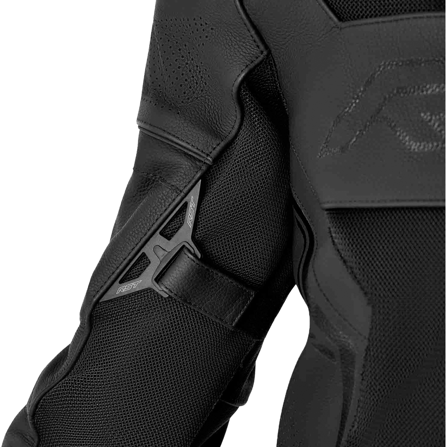 S1 D3o Mesh Leather Jacket Black Lg