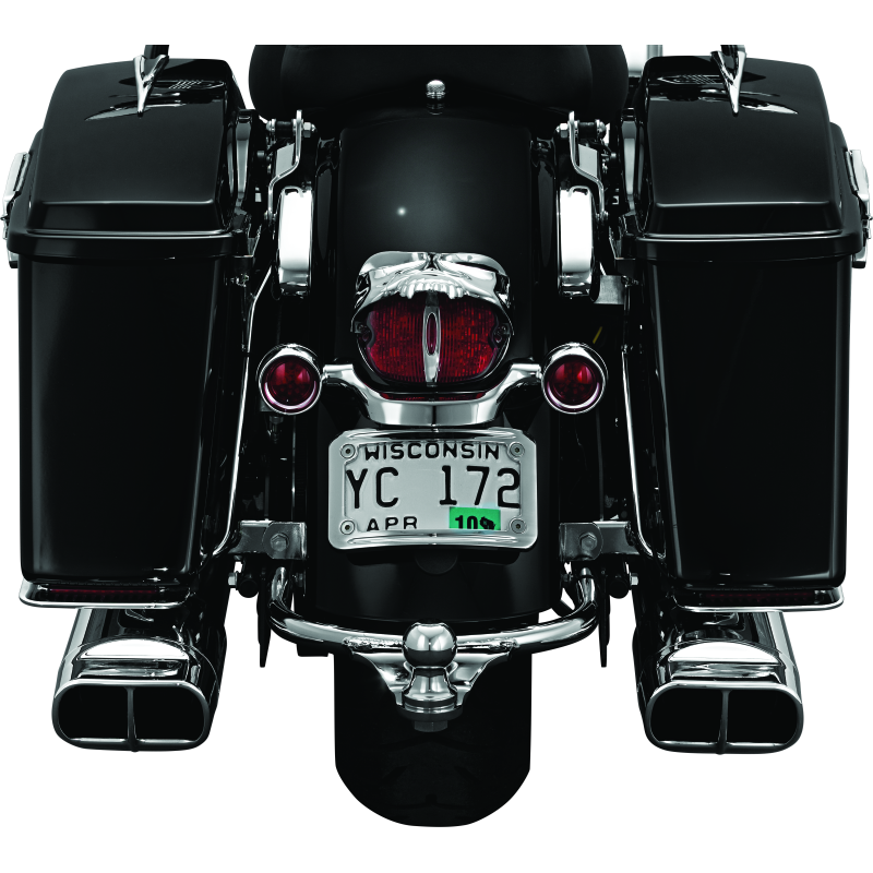Kuryakyn Zombie Taillight Cover Chrome
