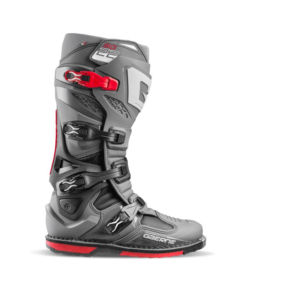 Gaerne SG22 Boot Anthracite/ Black/Red Size - 10