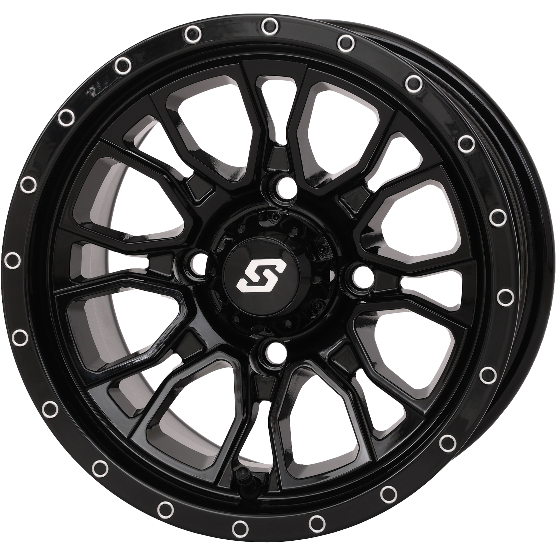 Fusion Wheel 12x7 5+2 4/110 Gloss Black