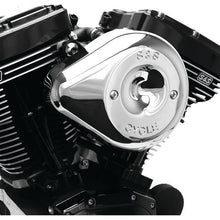 S&S Cycle 2017+ M8 Models Stealth Air Cleaner Kit w/ Chrome Teardrop Cover