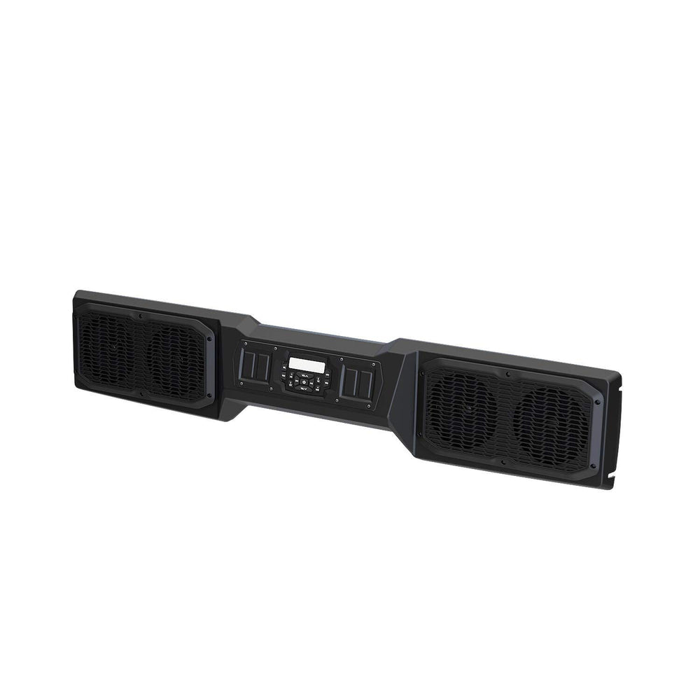Polaris Off Road Bluetooth, Apple Control, AM/FM Visor Stereo & 4 X 6.5 Speakers by MB Quart