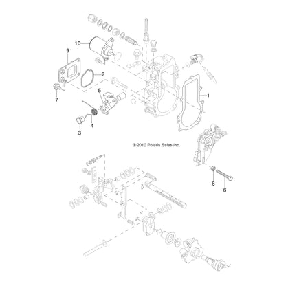 Polaris Ranger Stop Solenoid, Genuine OEM Part 3070283, Qty 1