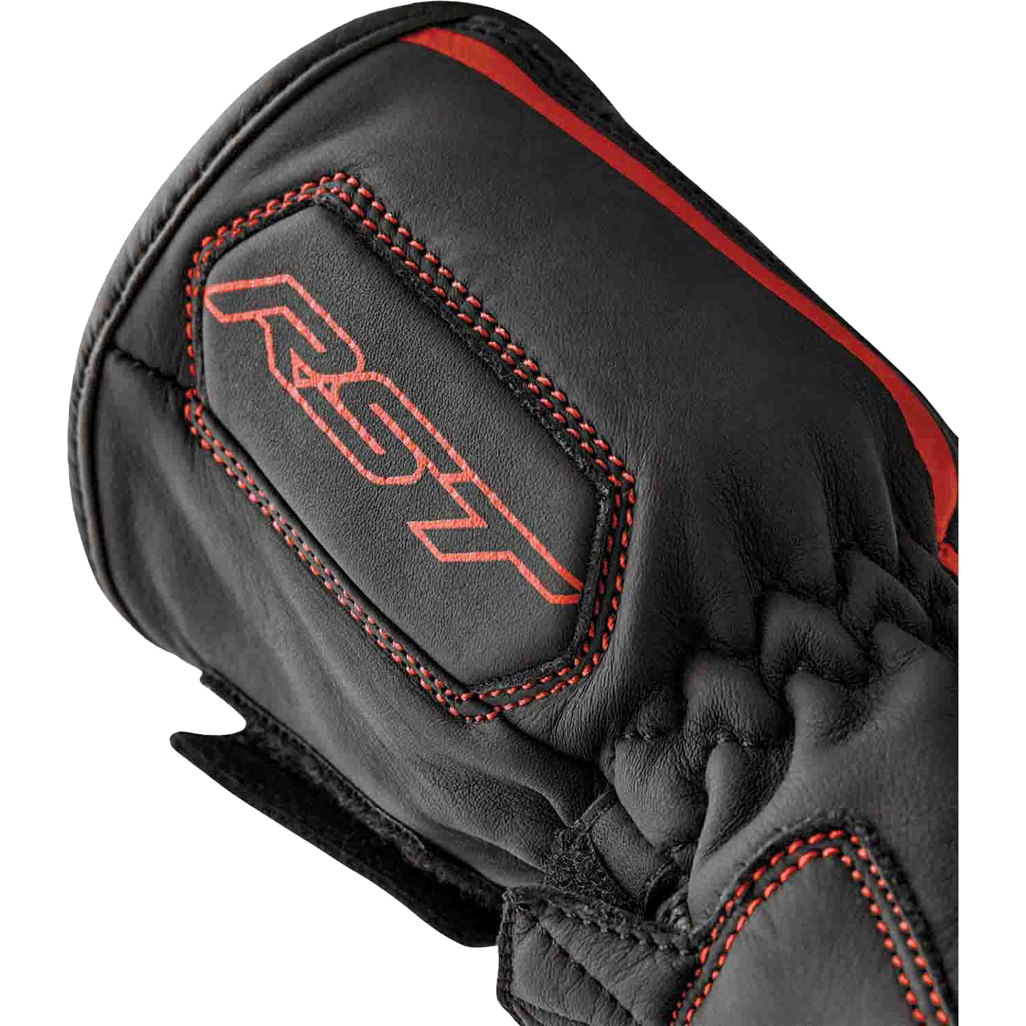 S1 Glove Blk/Red Leather 2xl