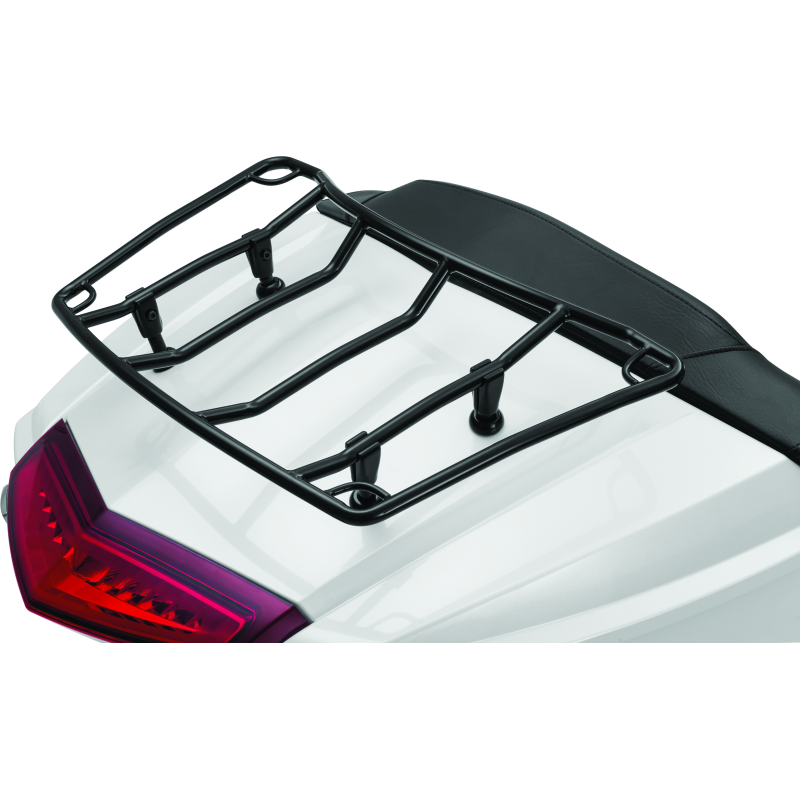Kuryakyn Trunk Luggage Rack Adjustable Gloss Black