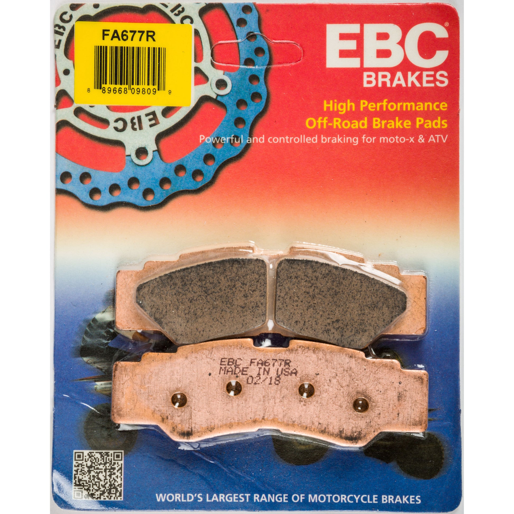 Brake Pads Fa677r Sintered R Series
