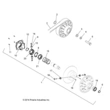 Polaris RZR Spider, Driven, Tied, Damped, Genuine OEM Part 5139593, Qty 1