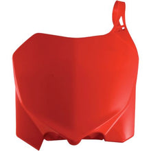 Front Number Plate Red