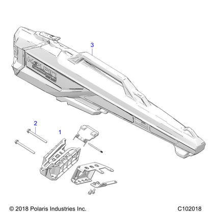 Polaris ATV Kolpin Stronghold Auto-Latch Mount