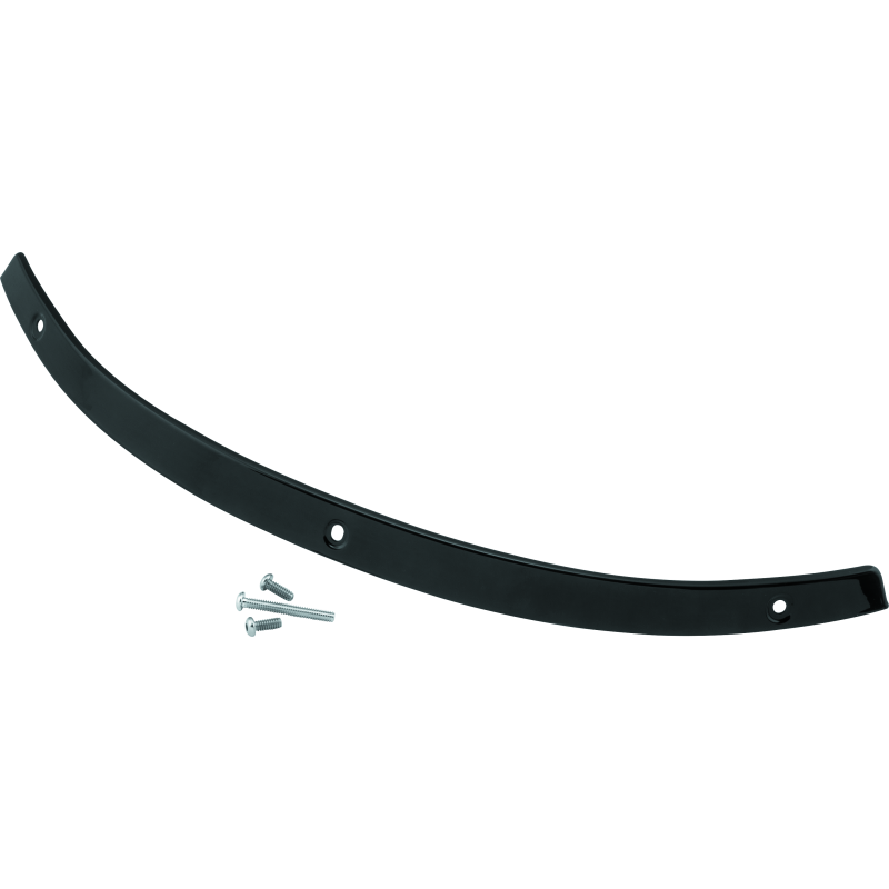 Kuryakyn Smooth Windshield Trim 14-Up Touring Gloss Black