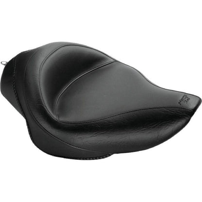 Mustang 04-21 Harley Sportster 3.3 GAL Wide Touring Solo Seat - Black