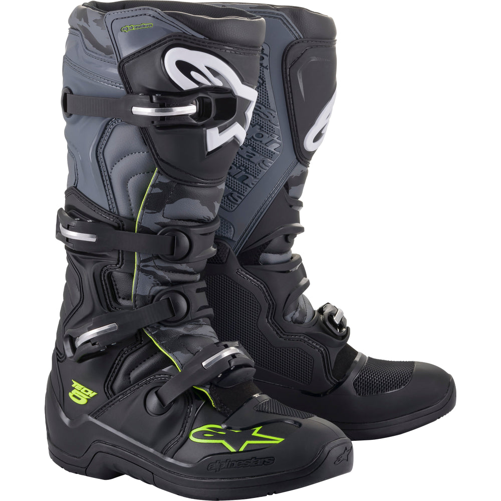 Tech 5 Boots Blk/Cool Grey/Ylw Fluo Sz 12