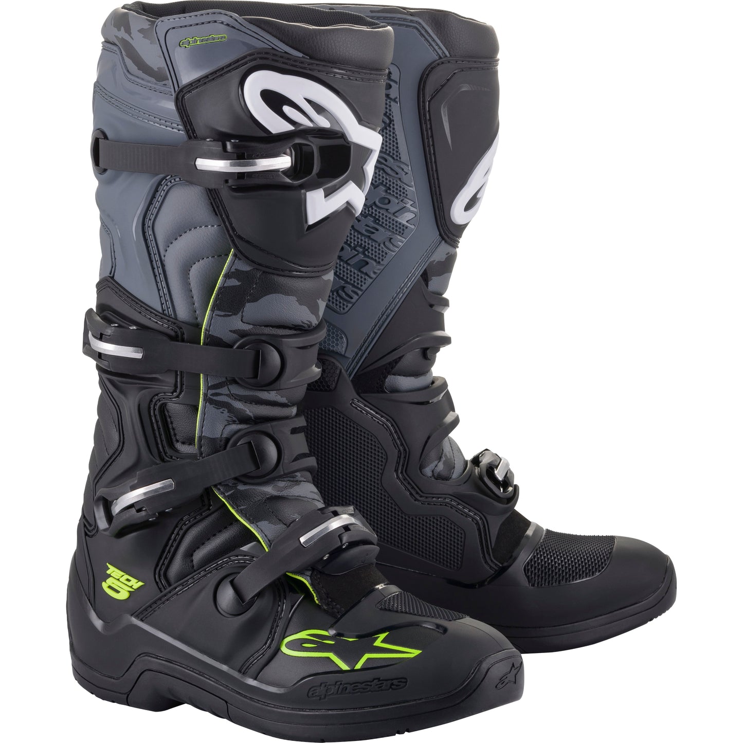 Tech 5 Boots Blk/Cool Grey/Ylw Fluo Sz 12