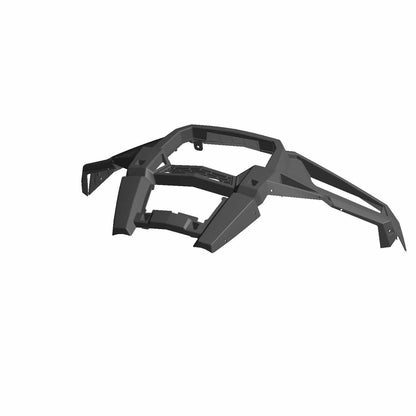 Polaris RZR Front Fascia Routered Assembly, Gloss Black, Genuine OEM Part 5452675-070, Qty 1