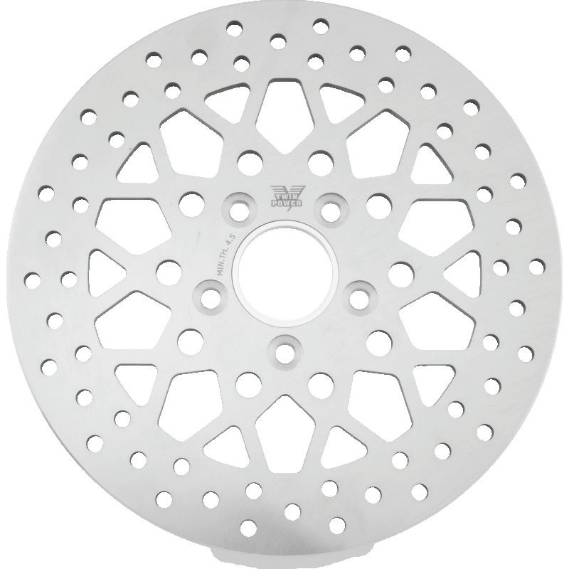 Twin Power 84-17 Big Twin Exc 08-17 FLH FLT Rear 11.5 Solid Rotor Mesh