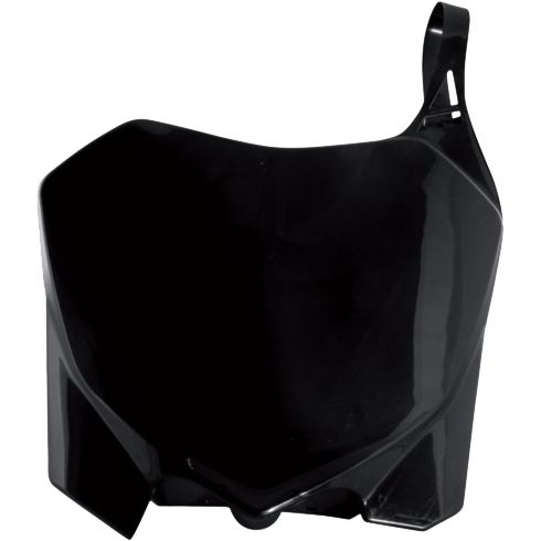 Front Number Plate Black