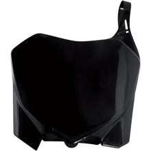 Front Number Plate Black