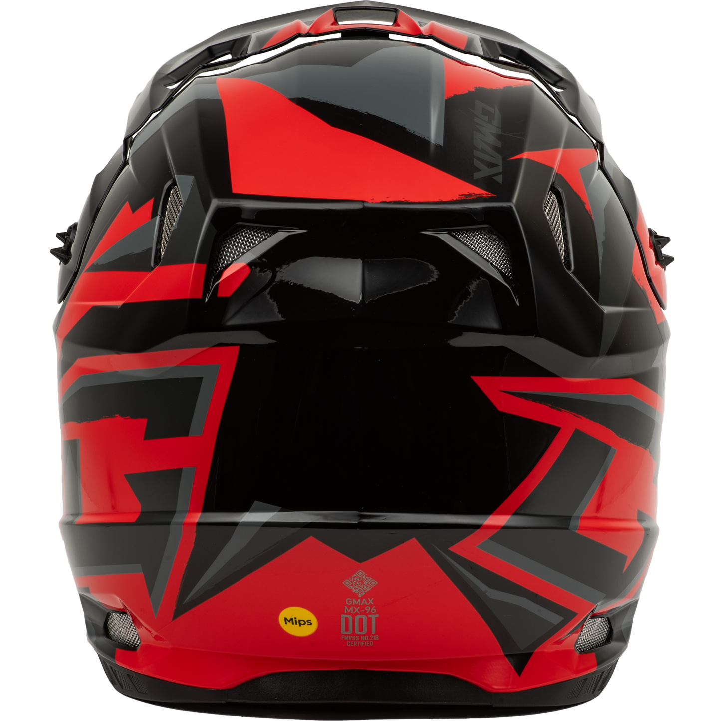 Mx 96 Splinter Helmet Black/Red 2x