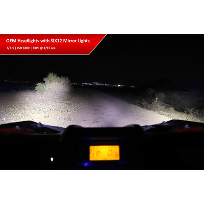 Side Mirrors W/2.00 Clamp Roll Cage Bar Clamp 2.00