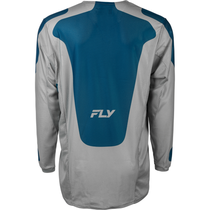 Kinetic Mesh Sym Jersey Grey/Blue 2x