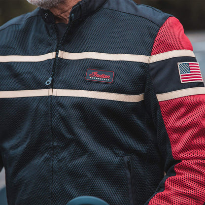 Indian Motorcycle Men's Arlington Mesh Jacket, Black - XL