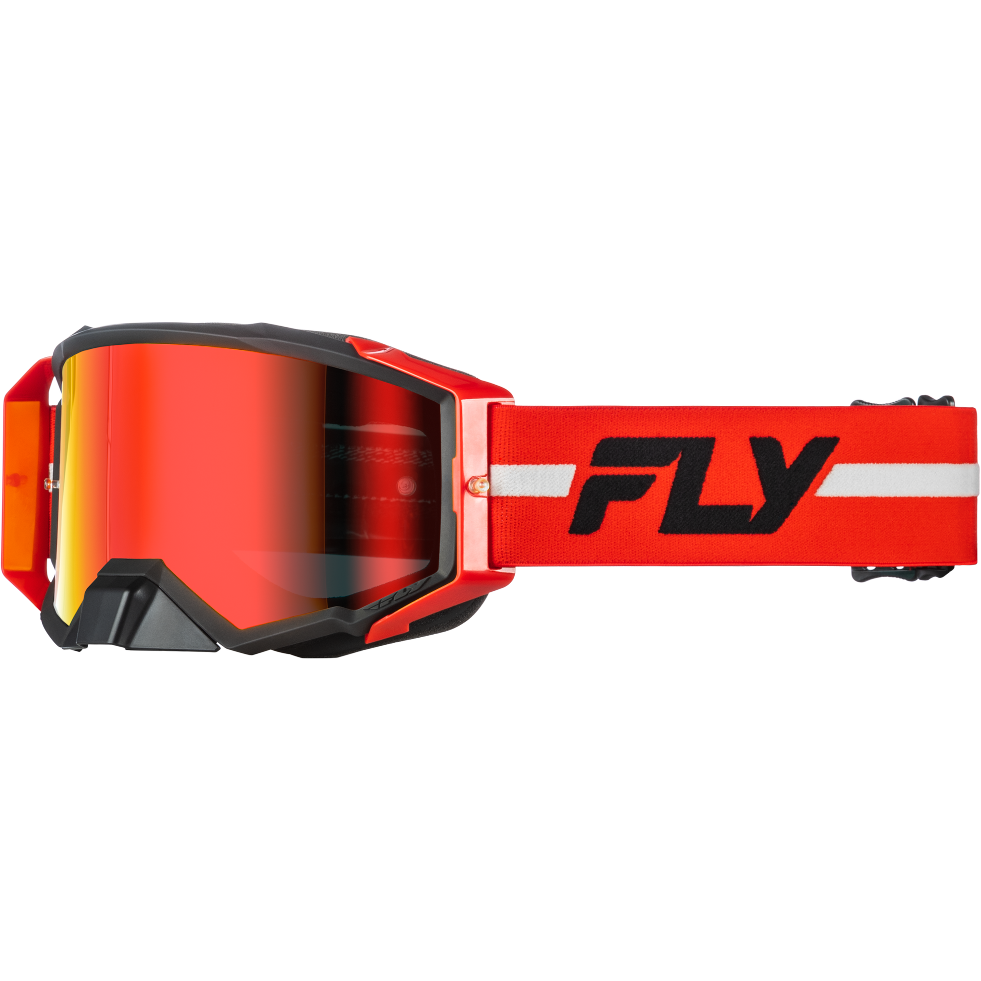Zone Pro Goggle Red/Black/Grey W/ Red Mirror/Smoke Lens
