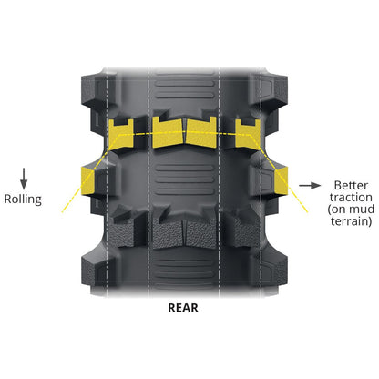 Tire Starcross 6 Mud Rear 100/90 19 57m Bias Tt