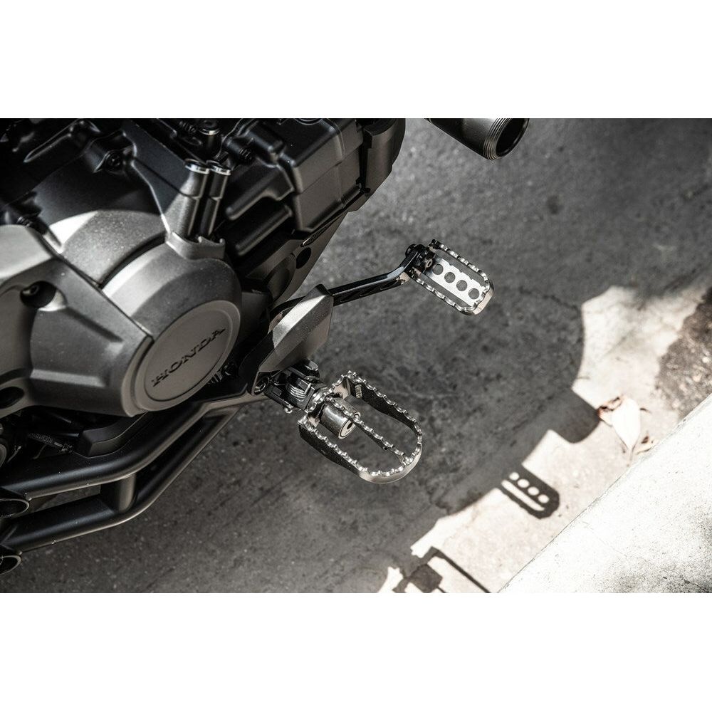 Mx Style Style Foot Pegs Rider Black