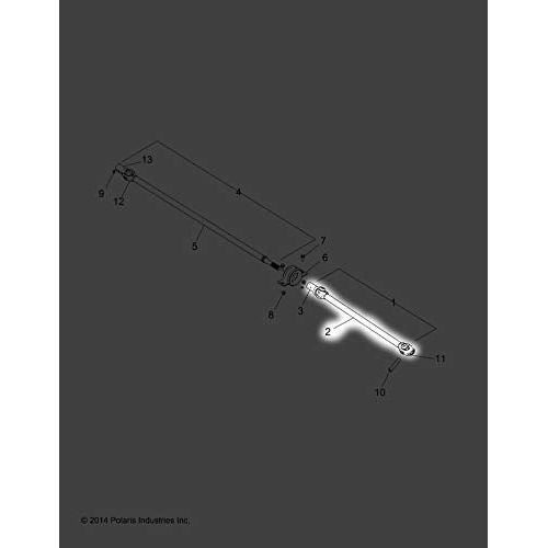Polaris Ranger Propshaft Weld, Front, Genuine OEM Part 1333168, Qty 1