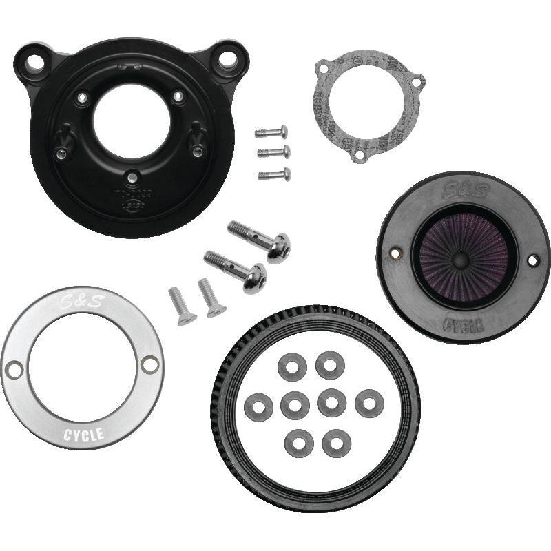 S&S Cycle 08-16 Touring/16-17 Softail Stealth Air Stinger Kit w/ S&S Ring