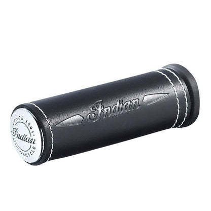 Indian Motorcycle Genuine Leather Handlebar Grip Wraps, Pair - 2879999-01