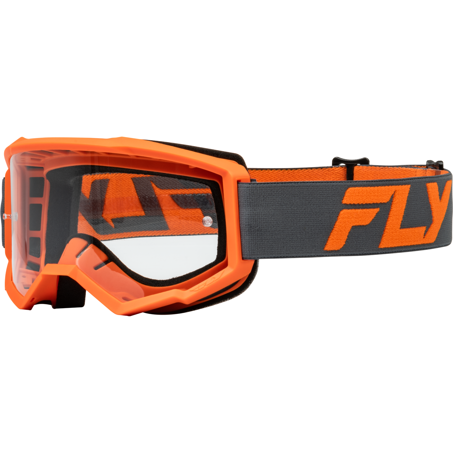 Focus Goggle Charcoal/Orange W/ Clear Lens