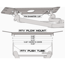 KFI ATV Plow Base Push Tube