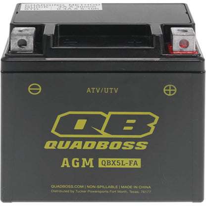 QuadBoss Maintenance-Free AGM Battery QBX5L-FA