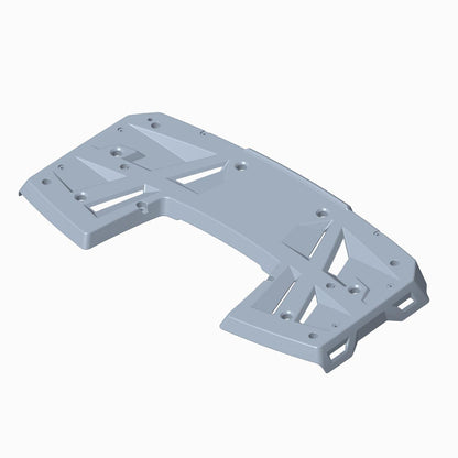 Polaris ATV Rear Rack Assembly, Gloss Black - 2634047-070