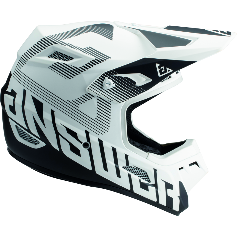 
                      
                        Answer AR1 V2 Bold Helmet White/Black - XS
                      
                    