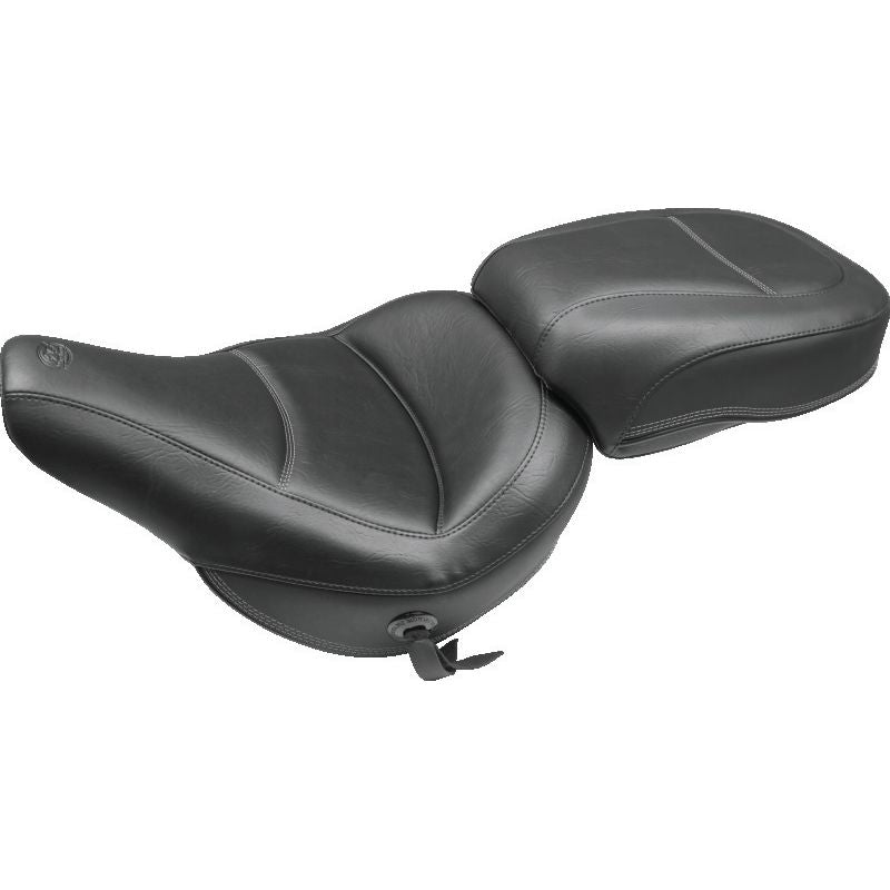 Mustang 18-21 Harley Heritage Classic & Deluxe Standard Touring Passenger Seat - Black