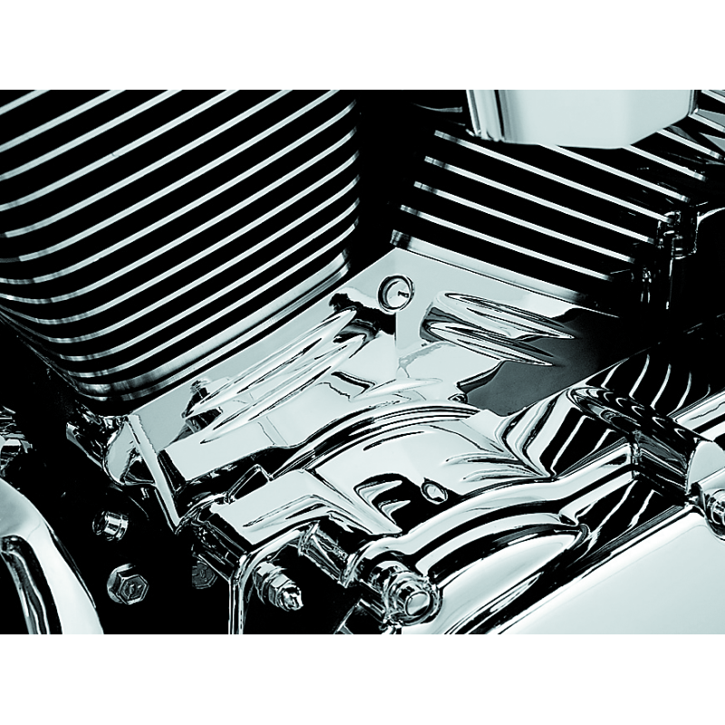 Kuryakyn Twin Cam Cylinder Base Cover 99-06 Chrome