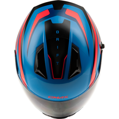 Ff 18 Drift Helmet Black/Blue/Red Xs