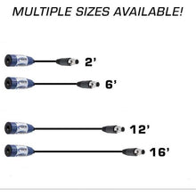 Rugged Radios OFFROAD Straight Cable to Intercom (Select Length) 16 Feet