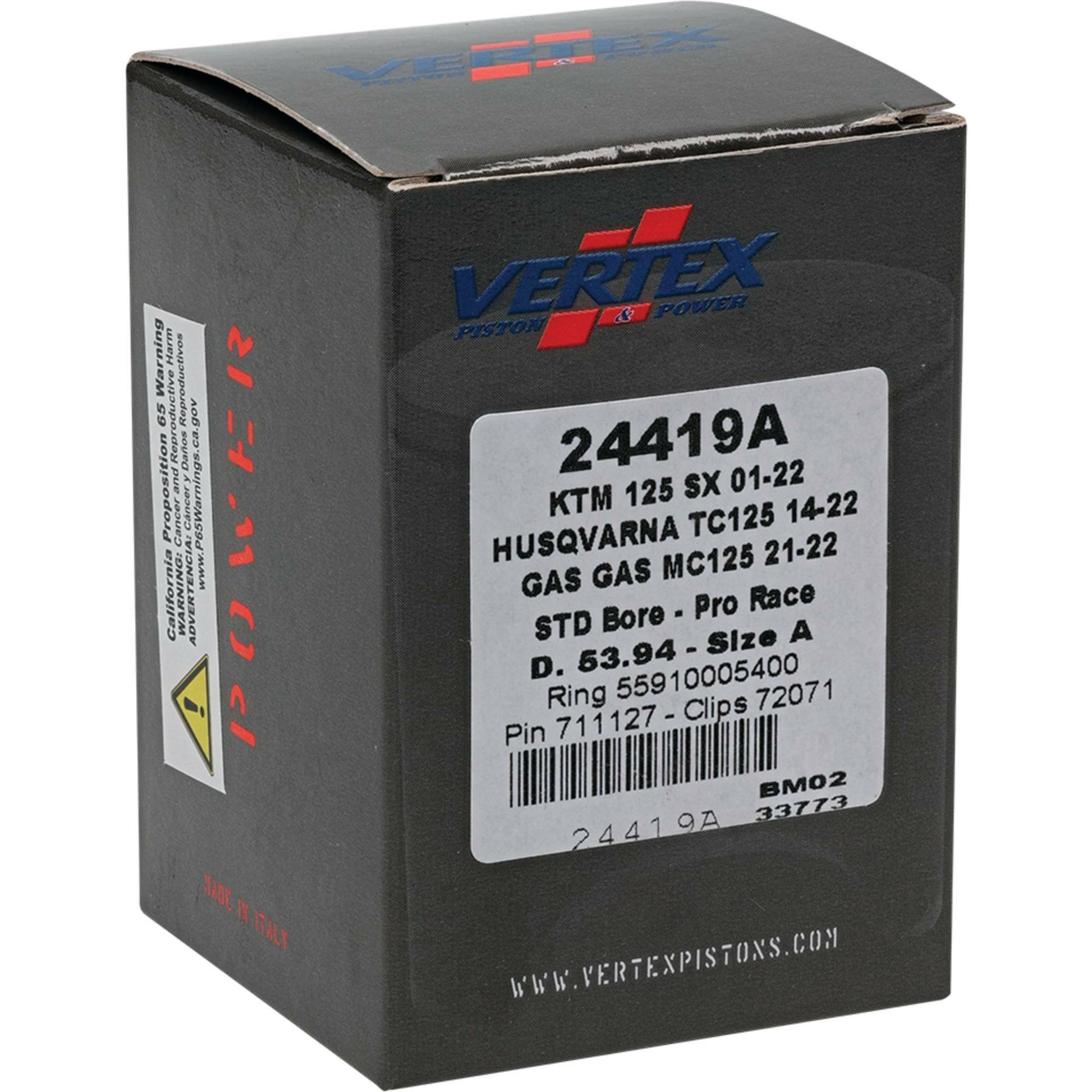 Piston Kit Forged Pro Race 53.94/Std Gas/Husq/Ktm