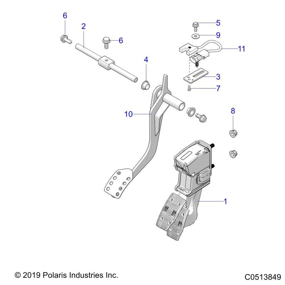 
                      
                        Polaris Slingshot WELD-PEDAL,BRAKE,FLAT BLACK, Genuine OEM Part 1023351-463, Qty 1
                      
                    