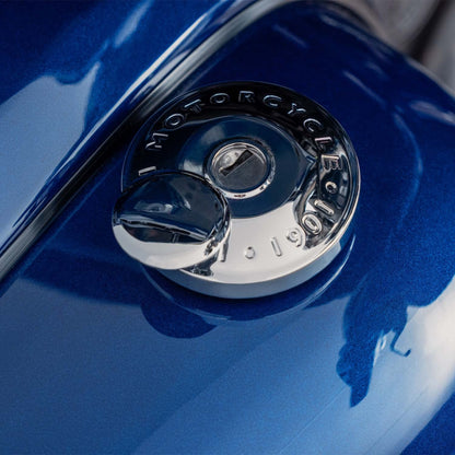 Indian Motorcycle Locking Gas Cap With Keys, Chrome, for Specific Chief, Super Chief, Sport Chief, Chieftain, Roadmaster, Springfield Models and More, for Security, Custom Style - 2884600-156