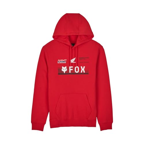 
                      
                        Fox Racing Men's Standard Fox X Honda Fleece Pullover, Flame RED
                      
                    