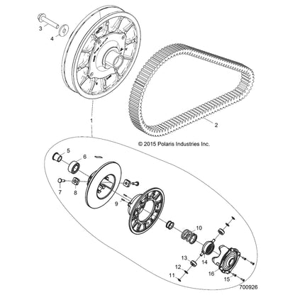 Polaris RZR Cam Assembly, XP, Genuine OEM Part 3235785, Qty 1