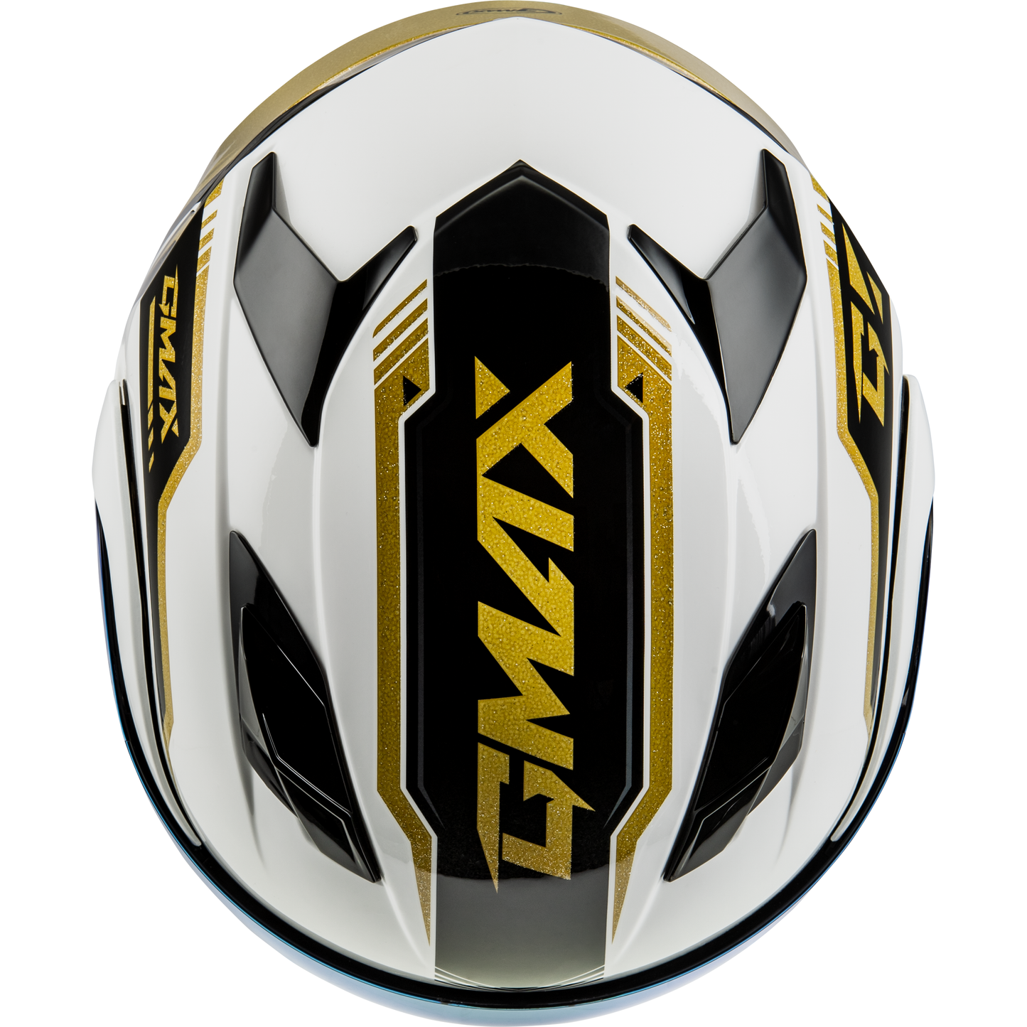 Md 01 Volta Helmet White/Gold/Black Metallic Xs